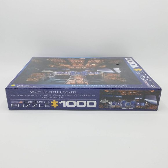 SEALED Space Shuttle Cockpit 1000 Piece Jigsaw Puzzle by Eurographics - Picture 5 of 13